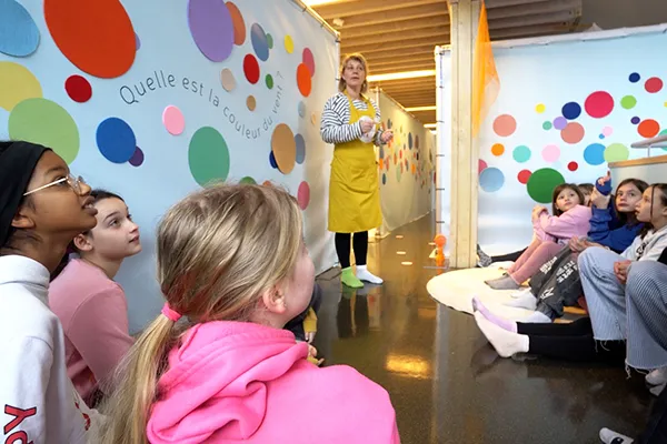 Houtopia - Visite avec l'école